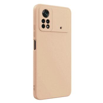 Microsonic Xiaomi Poco X4 Pro 5G Kılıf Matte Silicone Gold