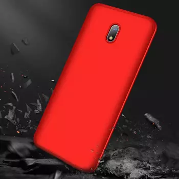 Microsonic Xiaomi Redmi 8A Kılıf Double Dip 360 Protective Kırmızı