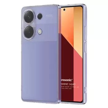 Microsonic Xiaomi Redmi Note 13 4G Kılıf Transparent Soft Şeffaf