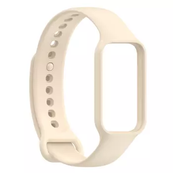 Microsonic Xiaomi Smart Band 8 Active Kordon, Silicone Sport Band Bej