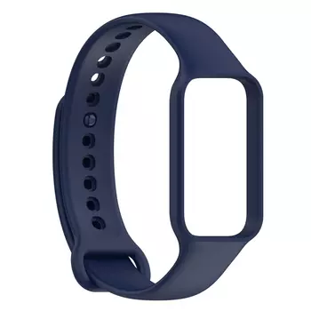 Microsonic Xiaomi Smart Band 8 Active Kordon, Silicone Sport Band Lacivert