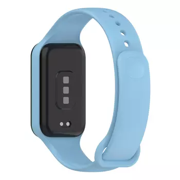 Microsonic Xiaomi Smart Band 8 Active Kordon, Silicone Sport Band Mavi