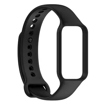 Microsonic Xiaomi Smart Band 8 Active Kordon, Silicone Sport Band Siyah