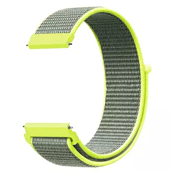 Microsonic Xiaomi Watch S3 Hasırlı Kordon Woven Sport Loop Sarı